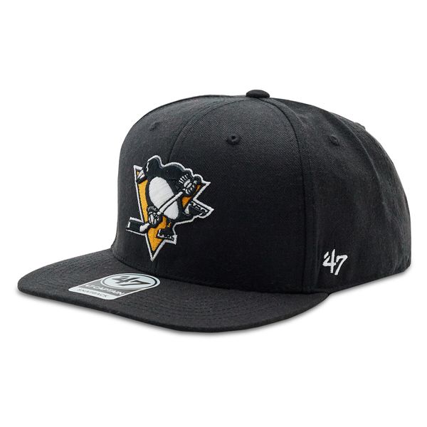 47 Brand Kapa s šiltom 47 Brand NHL Pittsburgh Penguins No Shot '47 CAPTAIN H-NSHOT15WBP-BK Črna