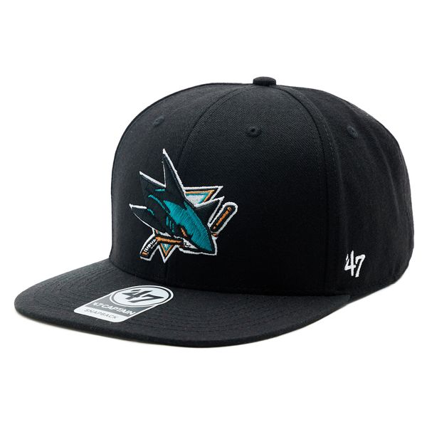 47 Brand Kapa s šiltom 47 Brand NHL San Jose Sharks No Shot '47 CAPTAIN H-NSHOT22WBP-BKB Black