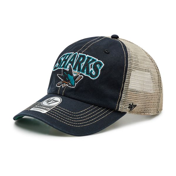 47 Brand Kapa s šiltom 47 Brand Nhl San Jose Sharks Trucker H-TSCLA22LAP-VB Črna