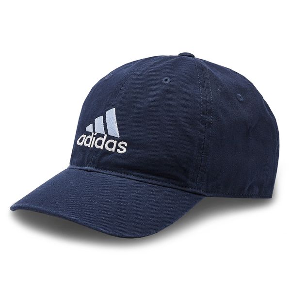 adidas Kapa s šiltom adidas Two-Colour Embroidered Logo Dad Cap HT2036 Mornarsko modra