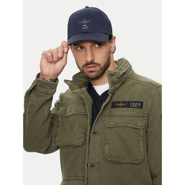 Aeronautica Militare Kapa s šiltom Aeronautica Militare Cappellino 242HA1179CT2848 Mornarsko modra