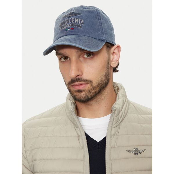 Aeronautica Militare Kapa s šiltom Aeronautica Militare Cappellino 242HA1180CT3249 Mornarsko modra