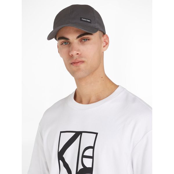 Calvin Klein Kapa s šiltom Calvin Klein Essential Patch Bb Cap K50K510487 Siva