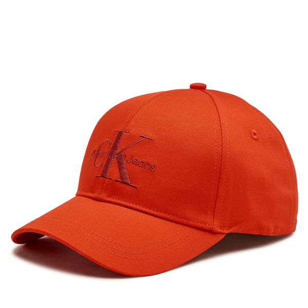 Calvin Klein Jeans Kapa s šiltom Calvin Klein Jeans Monogram Cap K60K610280 Rdeča