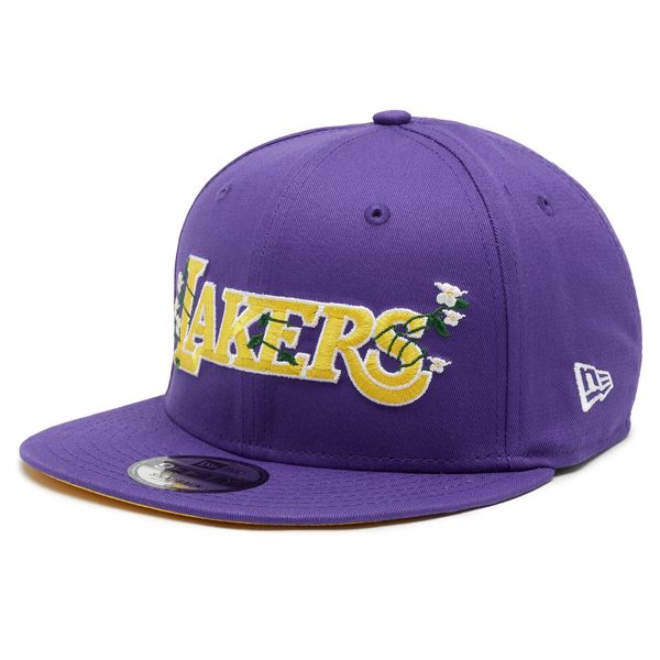 New Era Kapa s šiltom New Era LA Lakers Flower Wordmark 60358100 Vijolična