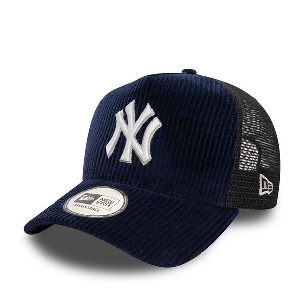 New Era Kapa s šiltom New Era MLB Cord Trucker Ne 60565523 Mornarsko modra