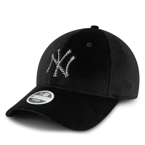 New Era Kapa s šiltom New Era Velour Diamante New York Yankees 9FORTY 60580876 Črna