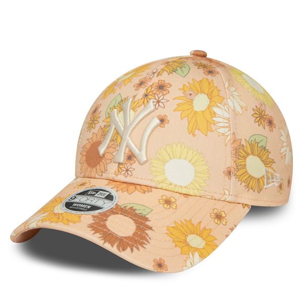 New Era Kapa s šiltom New Era Wmns Floral Aop 940 Nyy 60435003 Oranžna