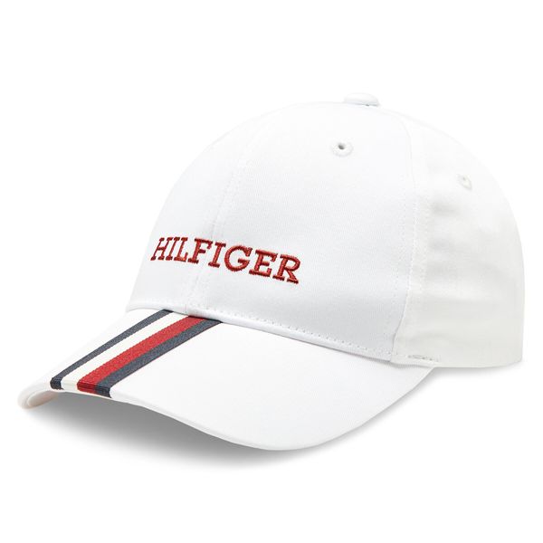 Tommy Hilfiger Kapa s šiltom Tommy Hilfiger AU0AU01738 Bela