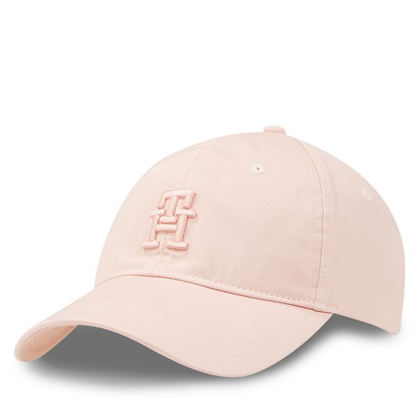 Tommy Hilfiger Kapa s šiltom Tommy Hilfiger Beach Summer Soft Cap AW0AW16170 Roza