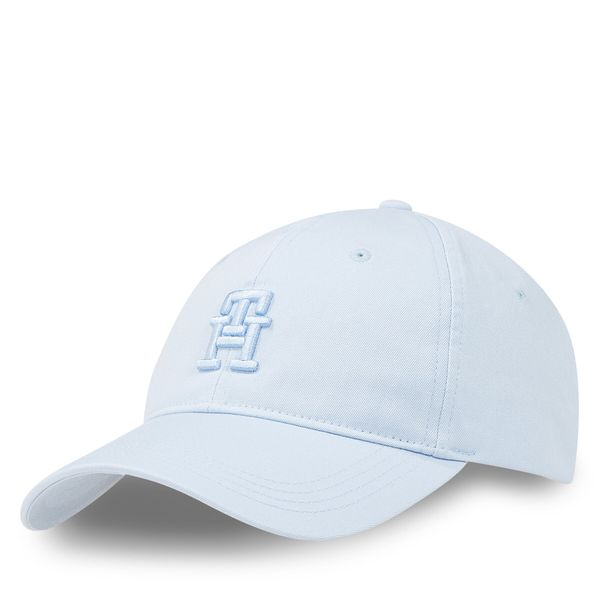 Tommy Hilfiger Kapa s šiltom Tommy Hilfiger Beach Summer Soft Cap AW0AW16170 Svetlo modra