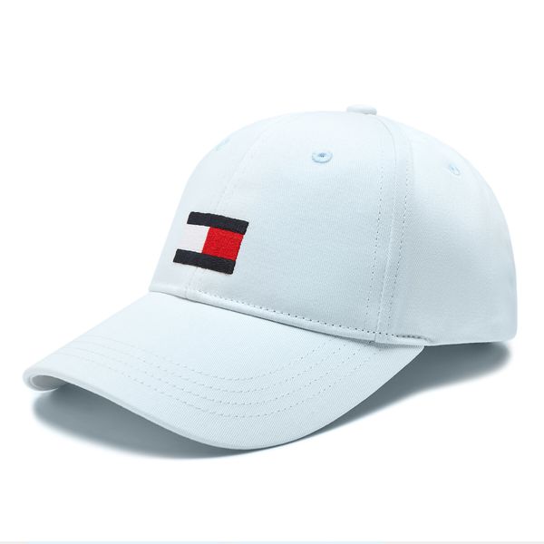 Tommy Hilfiger Kapa s šiltom Tommy Hilfiger Big Fag AU0AU01668 Svetlo modra