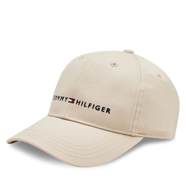 Tommy Hilfiger Kapa s šiltom Tommy Hilfiger Essential Cap AU0AU01667 Bež