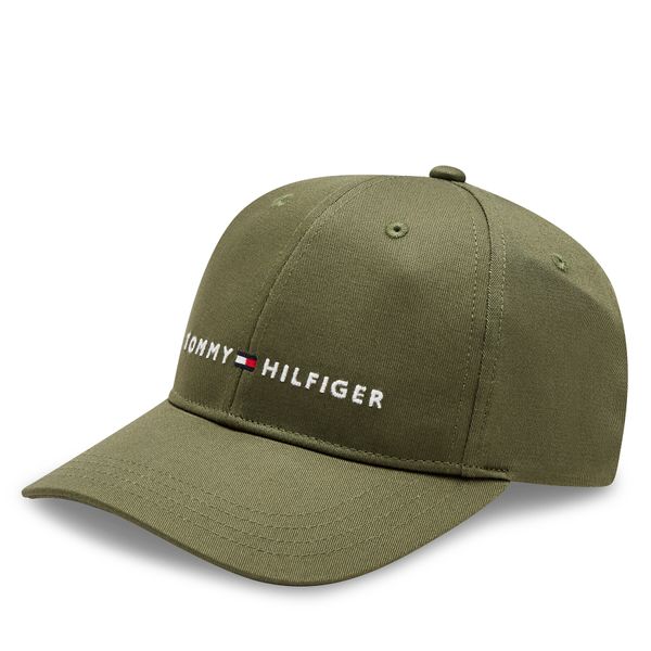 Tommy Hilfiger Kapa s šiltom Tommy Hilfiger Essential Cap AU0AU01667 Khaki