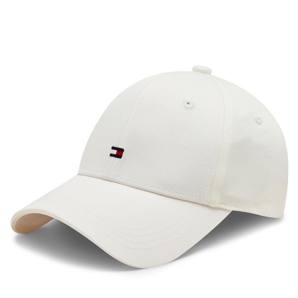 Tommy Hilfiger Kapa s šiltom Tommy Hilfiger Essential Flag Cap AW0AW16360 Bela