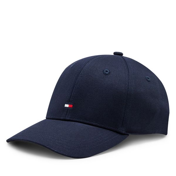 Tommy Hilfiger Kapa s šiltom Tommy Hilfiger Essential Flag Cap AW0AW16360 Modra