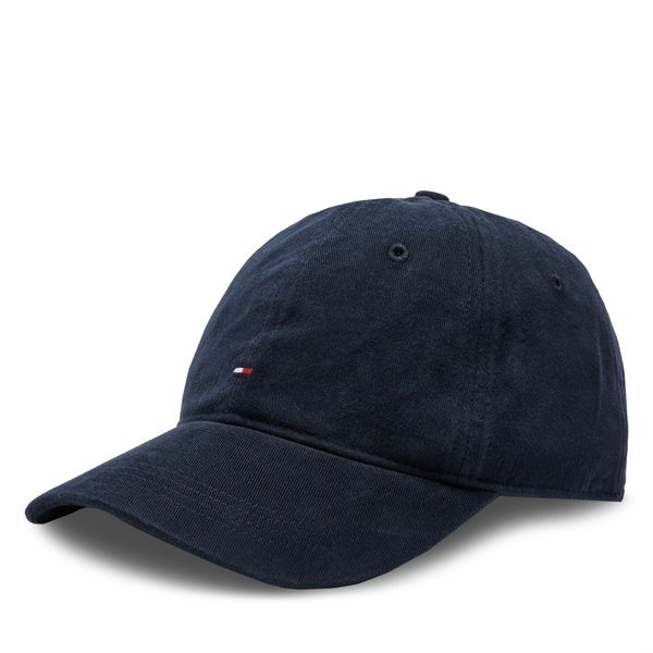 Tommy Hilfiger Kapa s šiltom Tommy Hilfiger Flag '85 Soft 6 Panel Cap AM0AM12531 Mornarsko modra