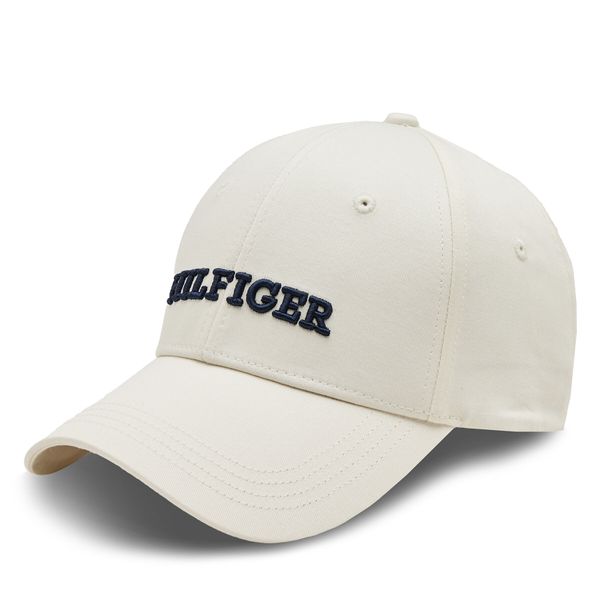 Tommy Hilfiger Kapa s šiltom Tommy Hilfiger Hilfiger Prep Cap AW0AW16040 Écru