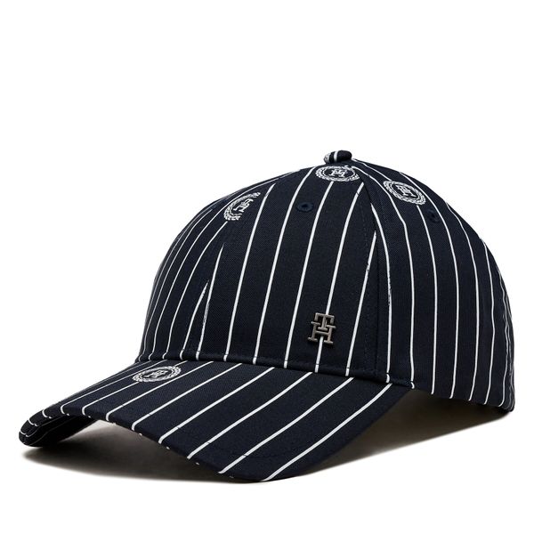 Tommy Hilfiger Kapa s šiltom Tommy Hilfiger Monogram Varsity Aop Cap AM0AM12247 Modra