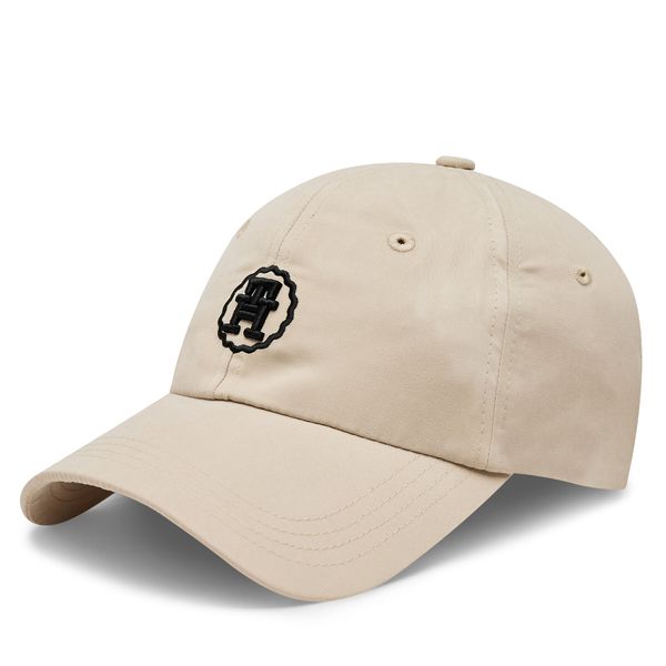 Tommy Hilfiger Kapa s šiltom Tommy Hilfiger Spring Chic Cap AW0AW15775 White Clay AES
