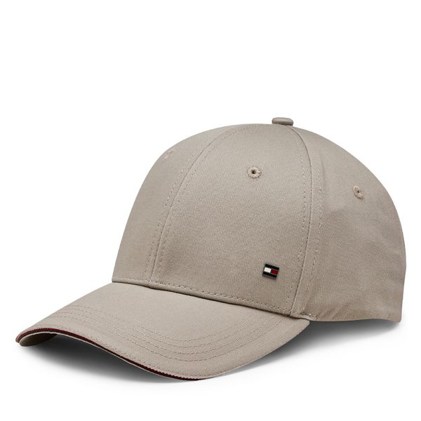 Tommy Hilfiger Kapa s šiltom Tommy Hilfiger Th Corporate Cotton 6 Panel Cap AM0AM12035 Smooth Taupe pkb