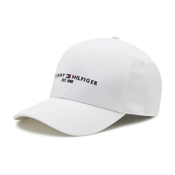 Tommy Hilfiger Kapa s šiltom Tommy Hilfiger Th Established Cap AM0AM07352 Bela