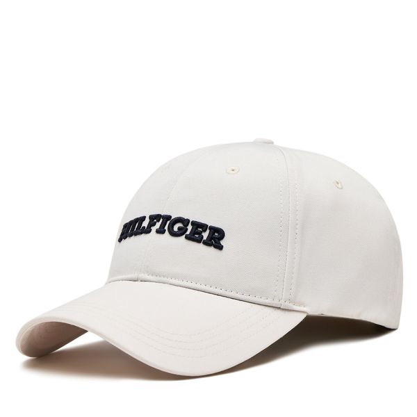 Tommy Hilfiger Kapa s šiltom Tommy Hilfiger Th Monotype Canvas 6 Panel Cap AM0AM12043 Siva