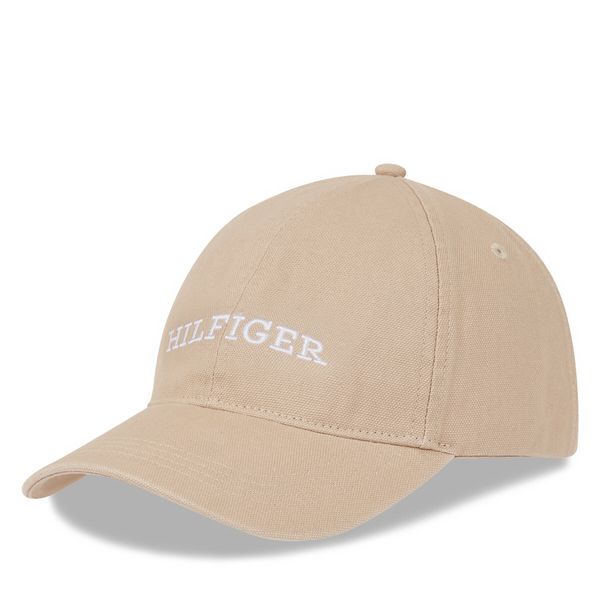 Tommy Hilfiger Kapa s šiltom Tommy Hilfiger Th Monotype Soft 6 Panel Cap AM0AM12154 Bež