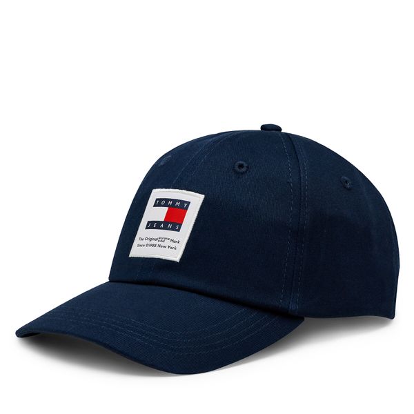 Tommy Hilfiger Kapa s šiltom Tommy Hilfiger Tjm Modern Patch Cap AM0AM12016 Mornarsko modra