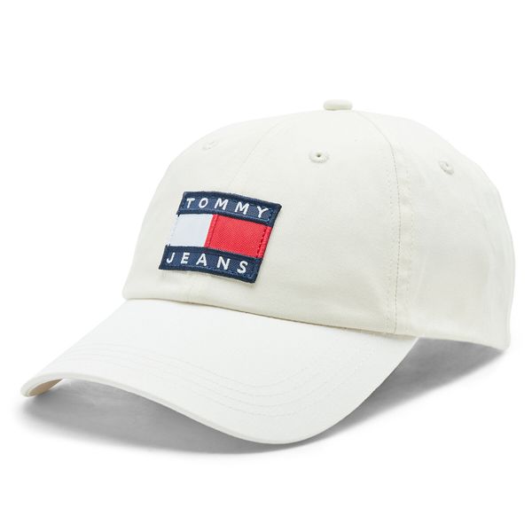 Tommy Jeans Kapa s šiltom Tommy Jeans AM0AM09000 Ancient White YBL