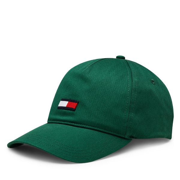 Tommy Jeans Kapa s šiltom Tommy Jeans Tjm Elongated Flag Cap AM0AM11692 Court Green L4L