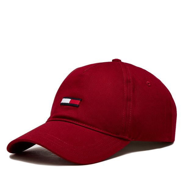 Tommy Jeans Kapa s šiltom Tommy Jeans Tjm Elongated Flag Cap AM0AM11692 Magma Red XMO