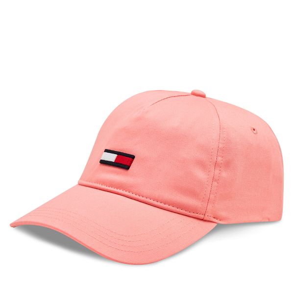 Tommy Jeans Kapa s šiltom Tommy Jeans Tjw Elongated Flag Cap AW0AW15842 Roza