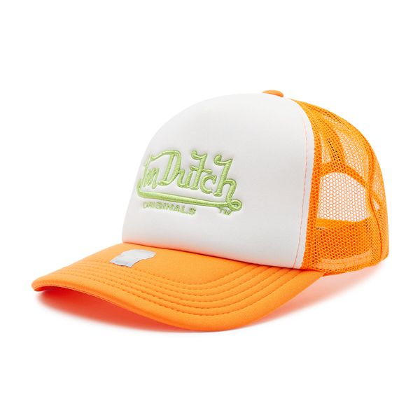 Von Dutch Kapa s šiltom Von Dutch Trucker Atlanta 7030140 Oranžna