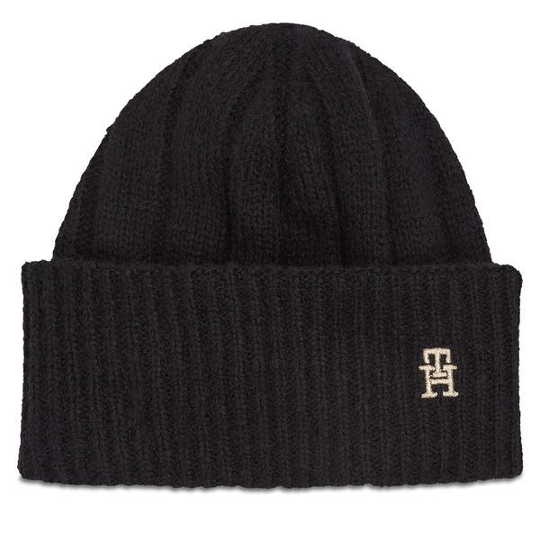 Tommy Hilfiger Kapa Tommy Hilfiger Th Timeless Beanie AW0AW15307 Črna