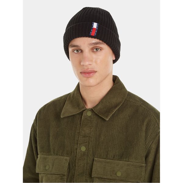 Tommy Jeans Kapa Tommy Jeans Im Tju Unisex Beanie AU0AU01808 Črna