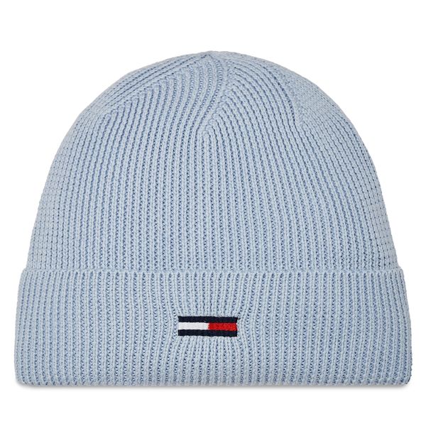 Tommy Jeans Kapa Tommy Jeans Tjw Elongated Flag Beanie AW0AW16102 Svetlo modra