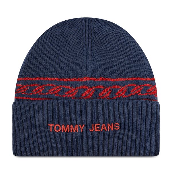 Tommy Jeans Kapa Tommy Jeans Tjw Femme Beanie AW0AW10710 Mornarsko modra