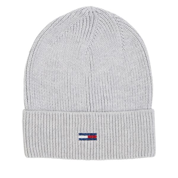 Tommy Jeans Kapa Tommy Jeans Tjw Flag Beanie AW0AW15474 Silver Grey P03