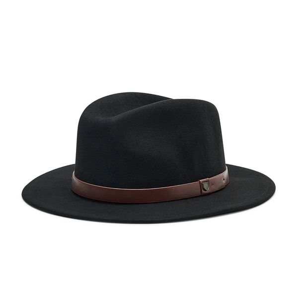 Brixton Klobuk Brixton Messer Fedora 10763 Črna