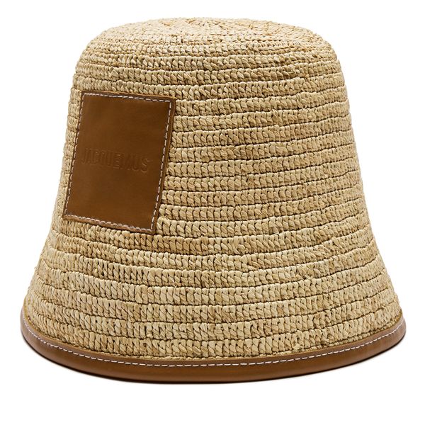 JACQUEMUS Klobuk JACQUEMUS Cappello 245AC642 Bež