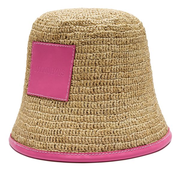 JACQUEMUS Klobuk JACQUEMUS Cappello 245AC642 Bež