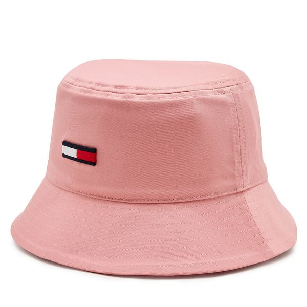 Tommy Jeans Klobuk Tommy Jeans Tjw Elongated Flag Bucket Hat AW0AW16381 Roza