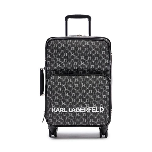 KARL LAGERFELD Kovček za kabino KARL LAGERFELD 235W3014 A999 Black