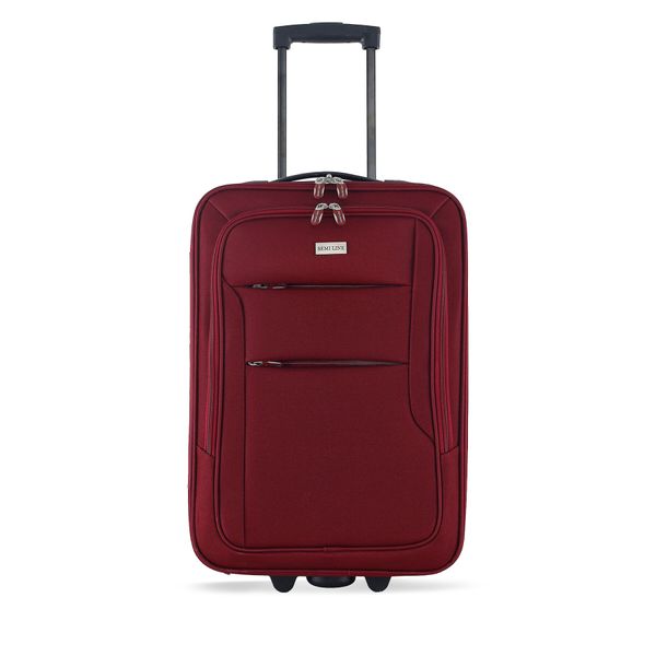 Semi Line Kovček za kabino Semi Line T5678-1 Bordo rdeča