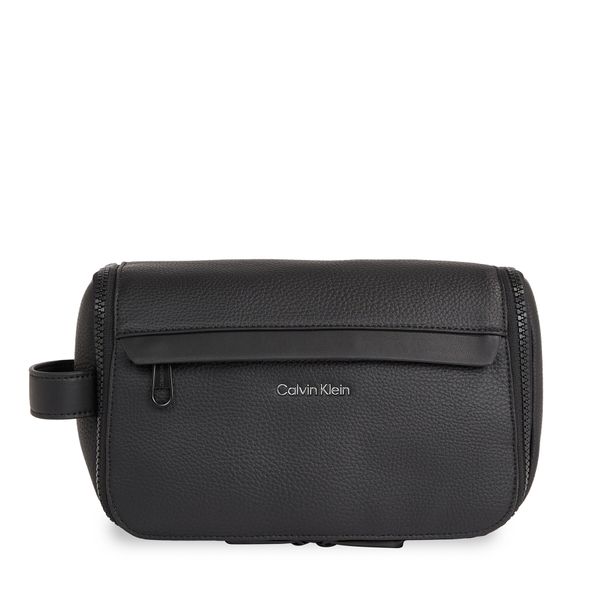 Calvin Klein Kozmetični kovček Calvin Klein Ck Must Washbag W/Hanger K50K511699 Ck Black Pebble BEH