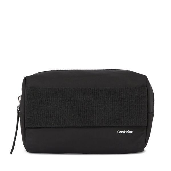 Calvin Klein Kozmetični kovček Calvin Klein Wide Strap Nylon Washbag K60K611093 Črna