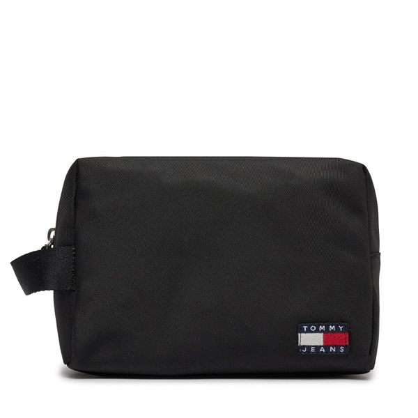 Tommy Hilfiger Kozmetični kovček Tommy Hilfiger Tjm Ess Daily Nylon Washbag AM0AM12079 Črna