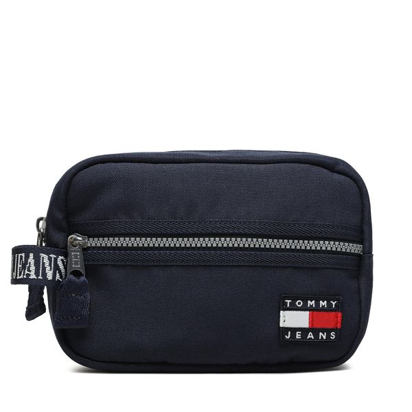 Tommy Hilfiger Kozmetični kovček Tommy Hilfiger Tjm Heritage Washbag AM0AM11203 Mornarsko modra