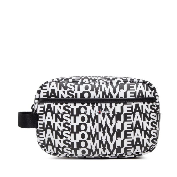 Tommy Jeans Kozmetični kovček Tommy Jeans Tjm Essential Washbag Logomania AM0AM10795 Črna